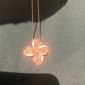 Levian chocholate diamond necklace & earring set